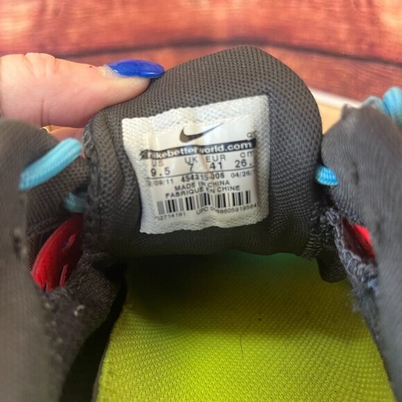 Nike Lunarglide+ 3 Running Shoes Low Top Lace Up Mesh Sneakers - Picture 9 of 10